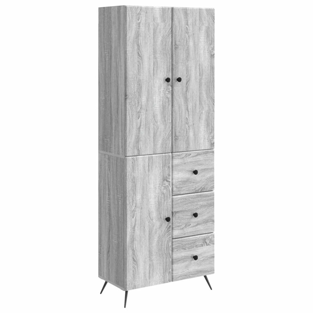 Set di armadi 2 pz Sonoma grigio Legno ingegnerizzato 3416904