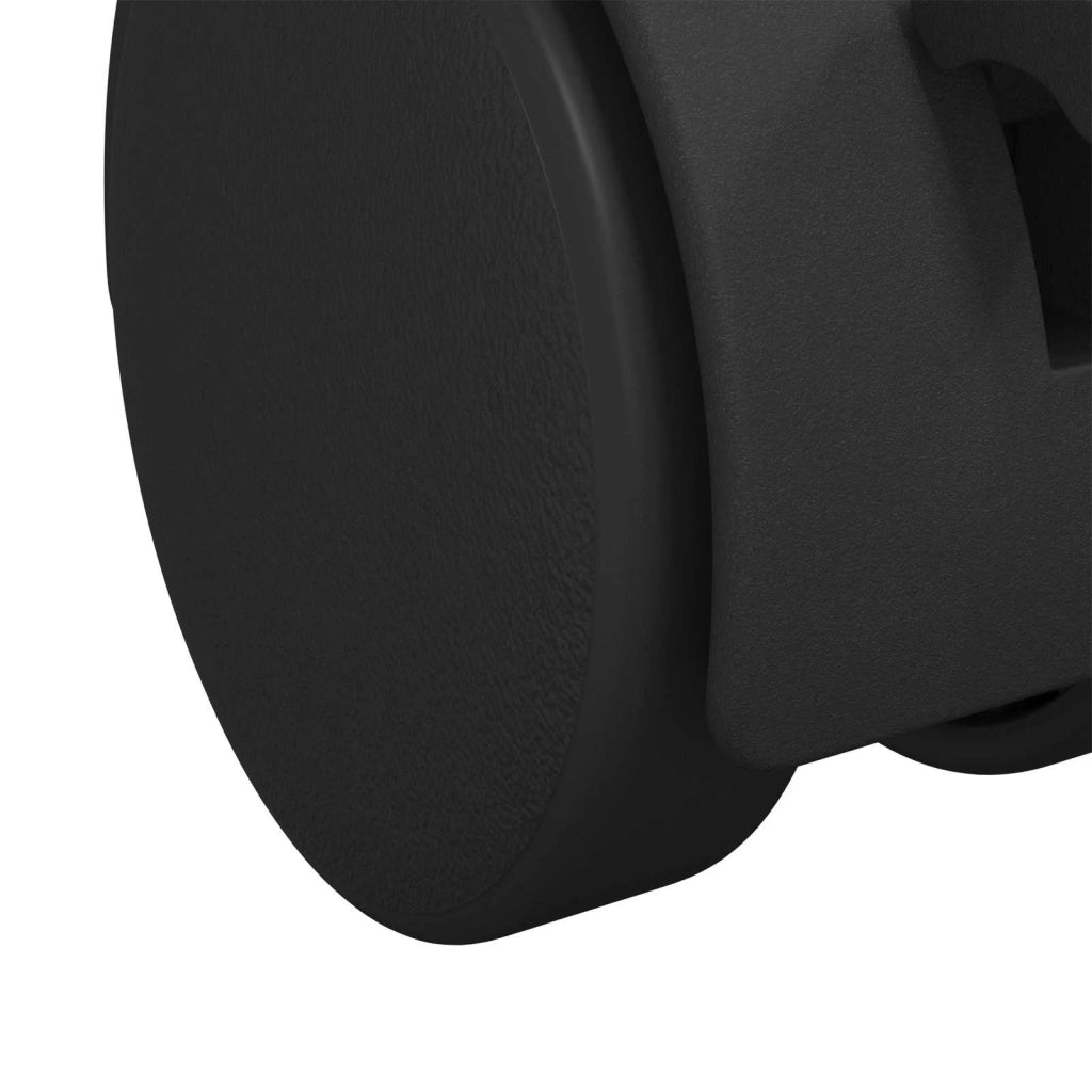 Ruota 2 pcs Nero 39,5 x 39,5 x 37,8 mm Acciaio e polipropilene 864772