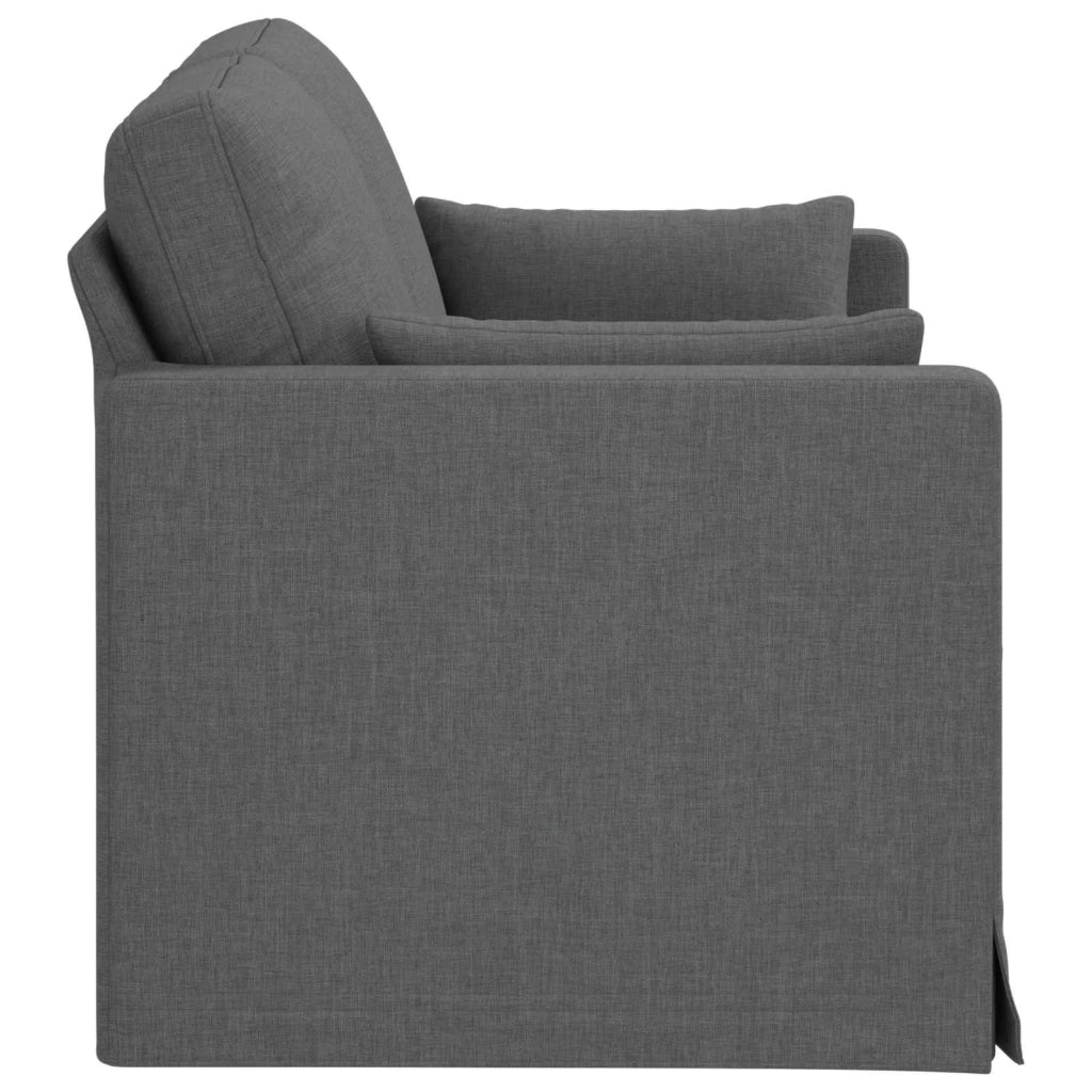 Divano Grigio scuro 139 x 78 x 80 cm Tessuto 42024356