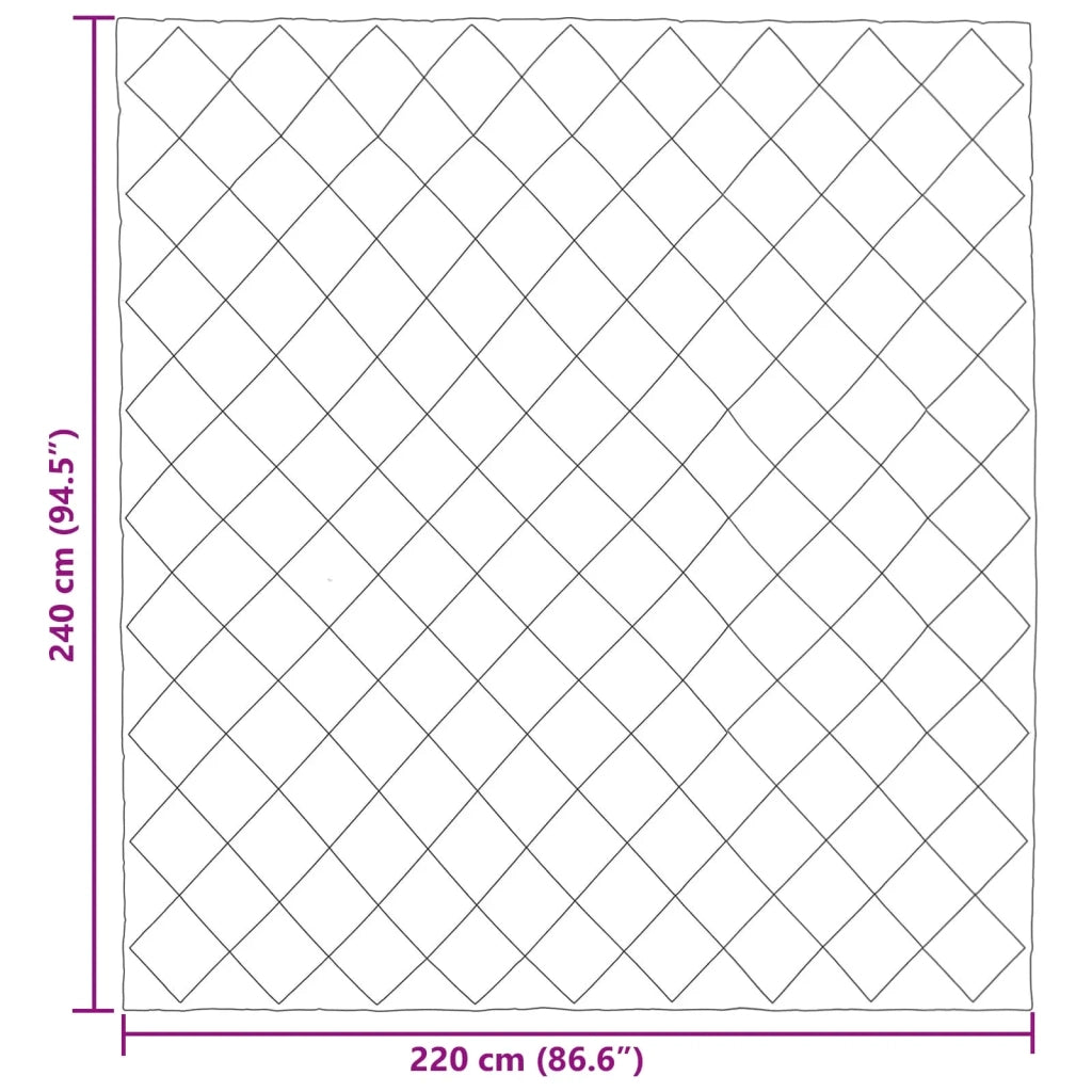 Piumone Completo Annuale Nero 220 x 240 cm Microfibra 42025593