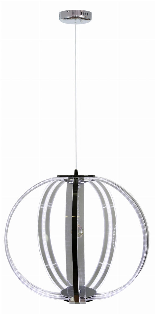 Lampadario LED 6 luci Candellux Cansas 31-43955 cromo