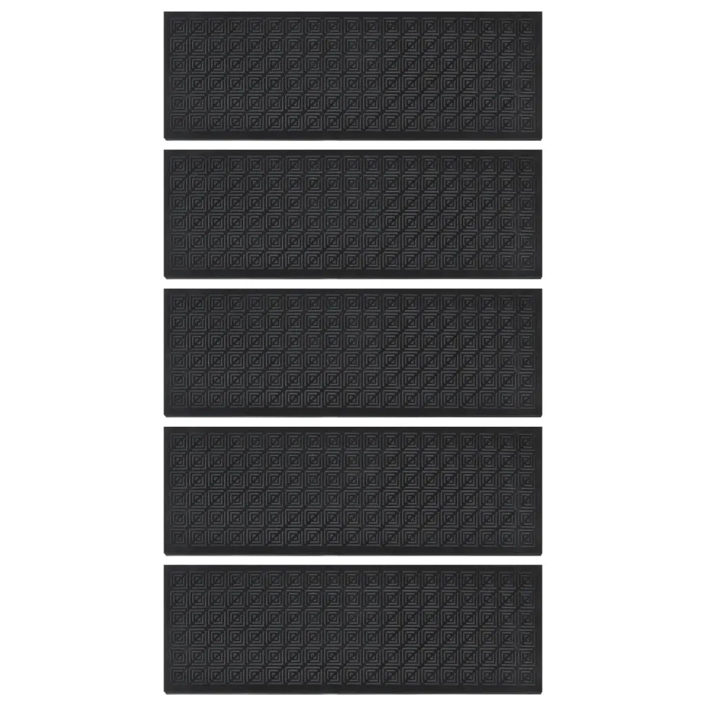 Tappetino per Scale 5 pz | Gradini per Scale 25x75 cm in Gomma