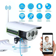 Trade Shop - Telecamera Esterna Ip Camera Hd 1080p Wireless Led Ir Lan Motorizzata Wifi Rete -
