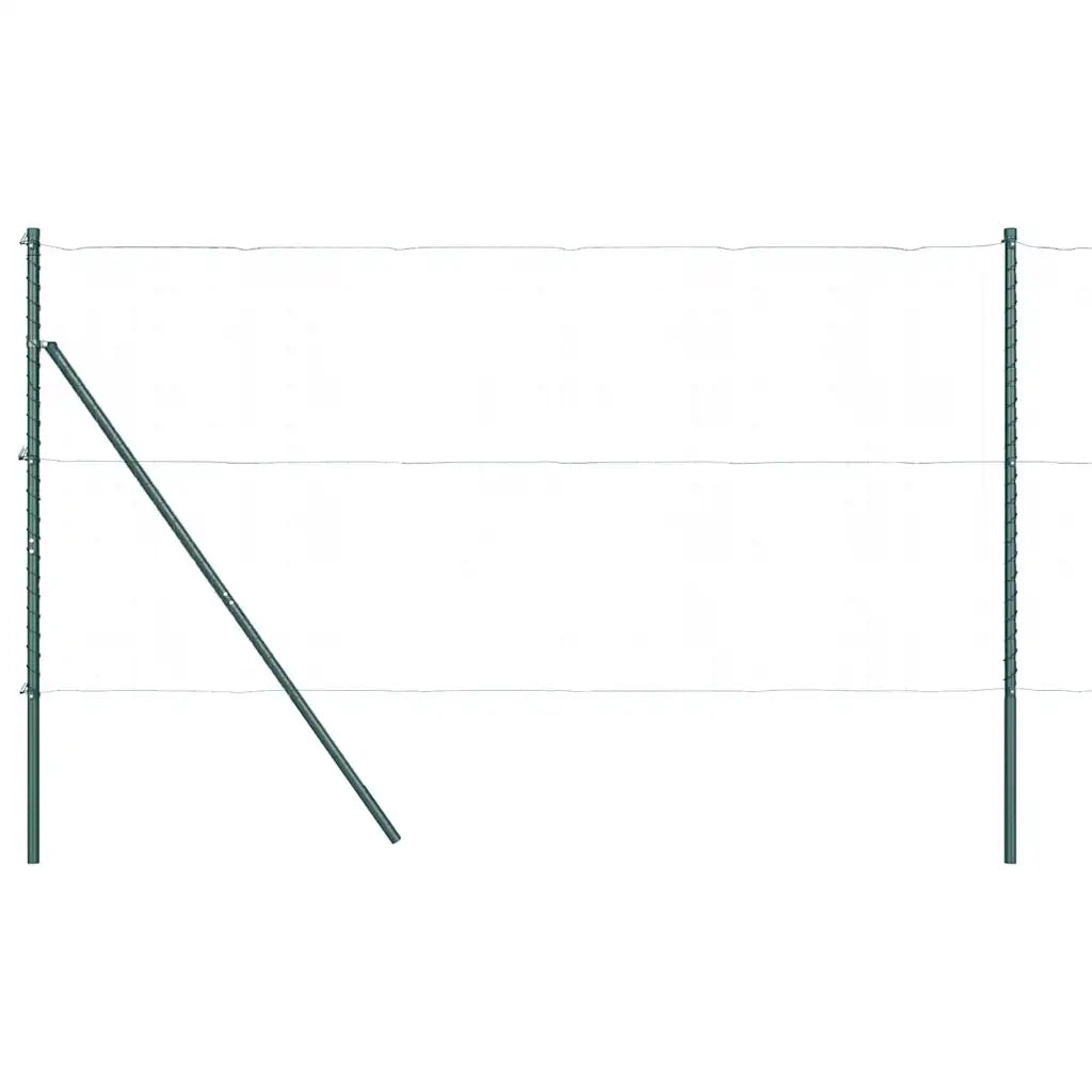 Palo della recinzione 52 pcs Verde 3,2 x 3,2 x 210 cm