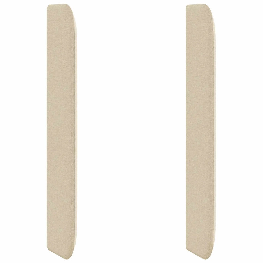 Orecchia della Testata Crema 80 x 16 x 4 cm Tessuto 346601