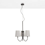 Lampadario 3L ALVAR nero