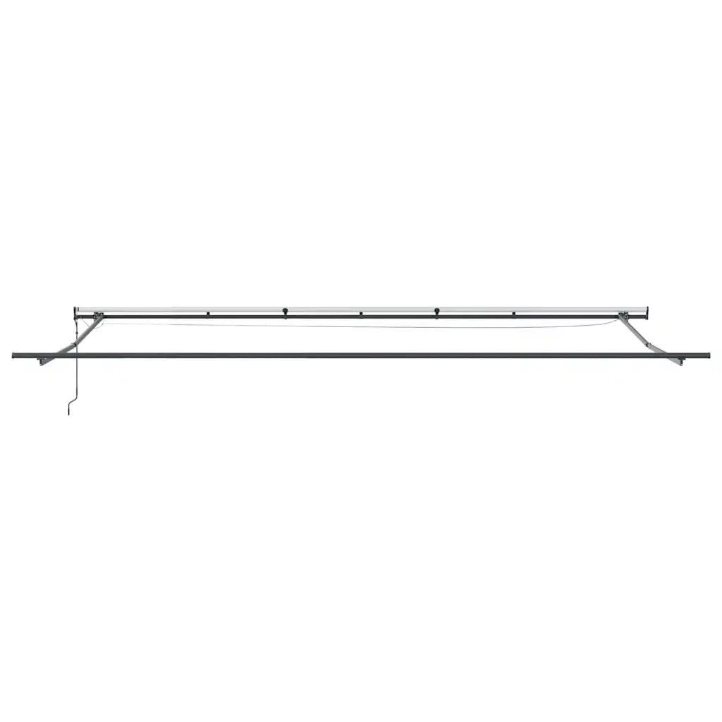 Tenda da Sole con Antracite 6 x 3 m Metallo 313264