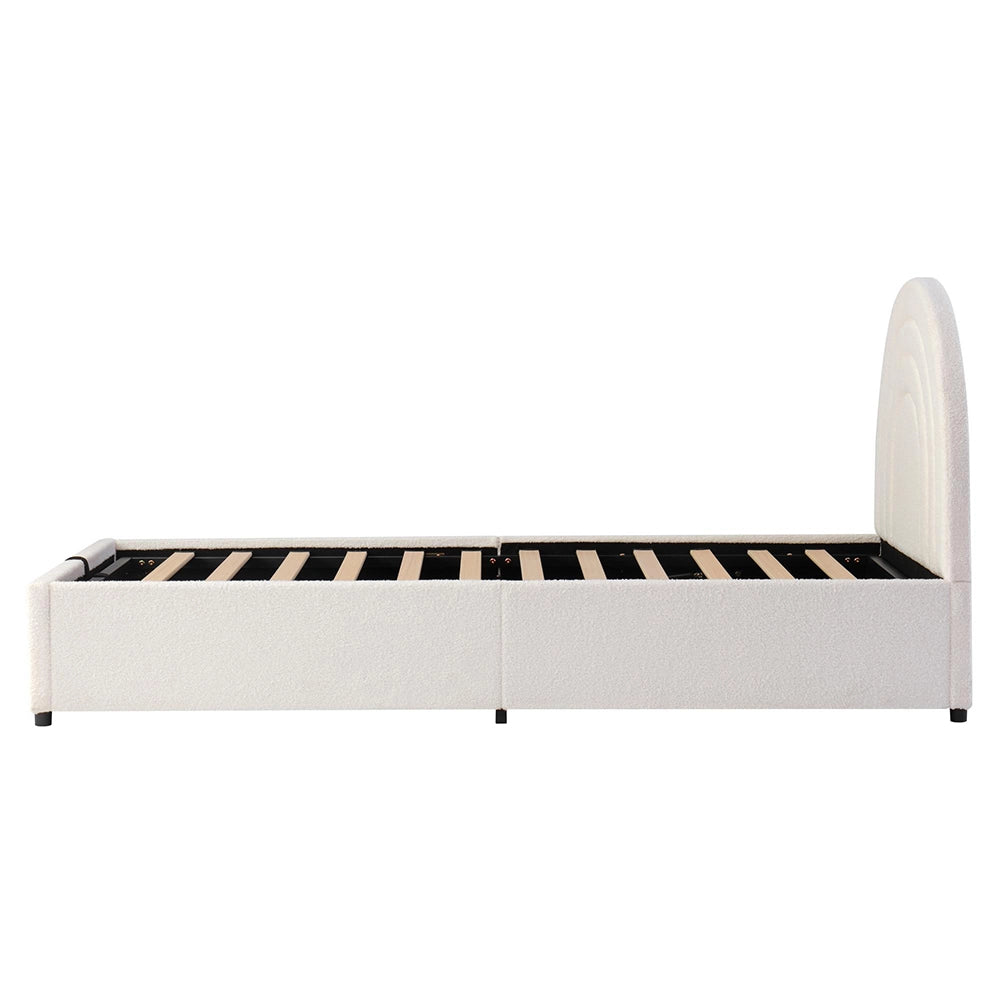 Letto bambino 90x200cm?- Xylo - boucl?? beige