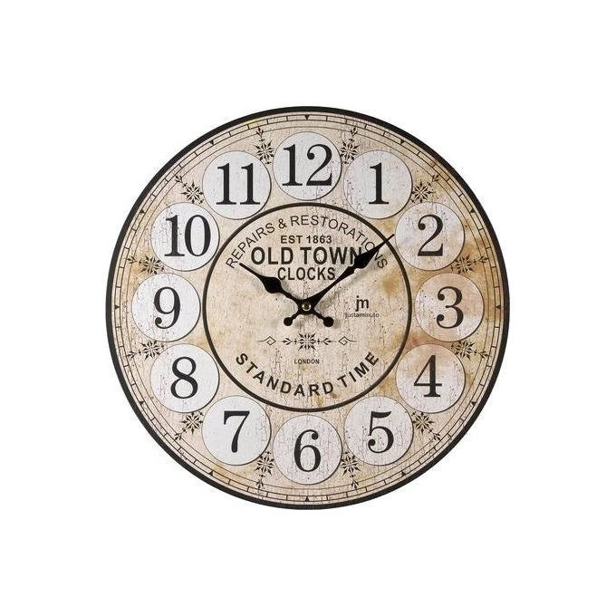 Lowell Orologio da Parete 33cm Old Ocra