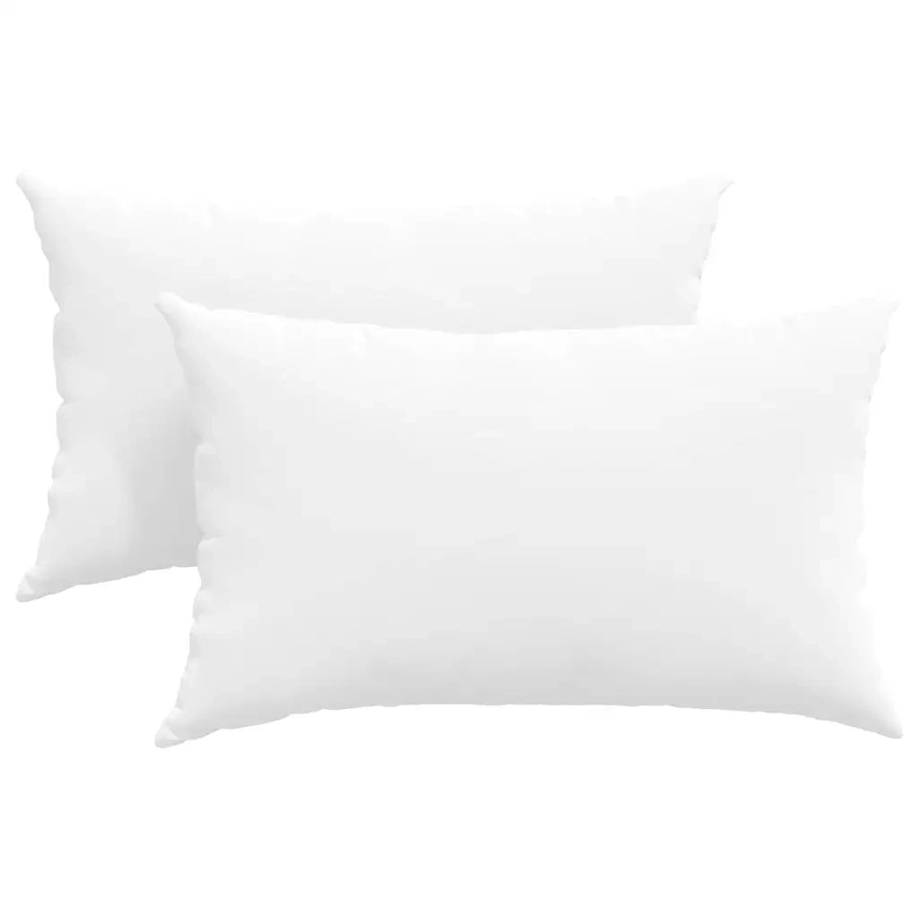 Cuscini da Divano 2 pcs Bianco 50 x 30 cm Tessuto 42013621