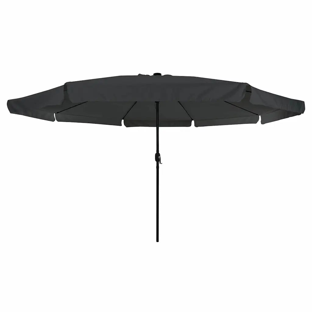Ombrello da giardino Antracite 395 x 395 x 245 cm Poliestere 42003646