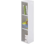 Pannello per camera da bambino - Soluzione elegante per l'archiviazione della camera dei bambini - Meraviglia organizzativa - Legno bianco - Spazioso