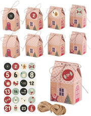 40 Stuks Calendario da Decorare per Natale - Scatole di Regali e Decorazioni