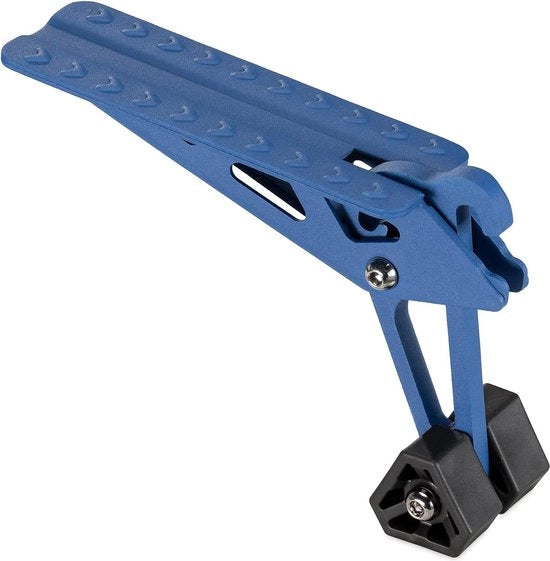 Dakkarrocer con apertura automatica - Universale misura - Facile e rapida installazione - Ripiegabile - Blu con telaio in acciaio