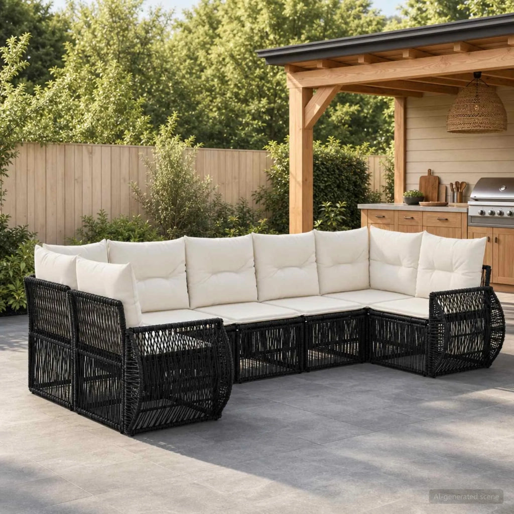 Set Divano da Giardino 7 pz 7-Numero di posti 3435517