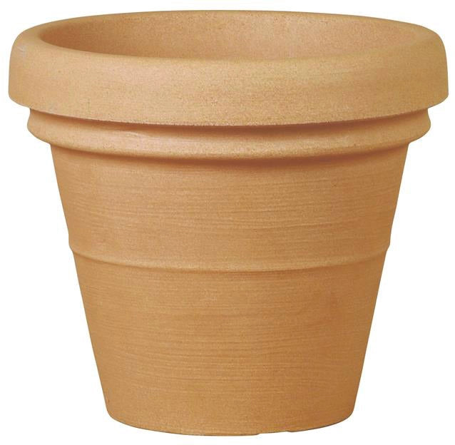 Vaso Ø85x70 cm in Polietilene Doppio Bordo 85 Anticato