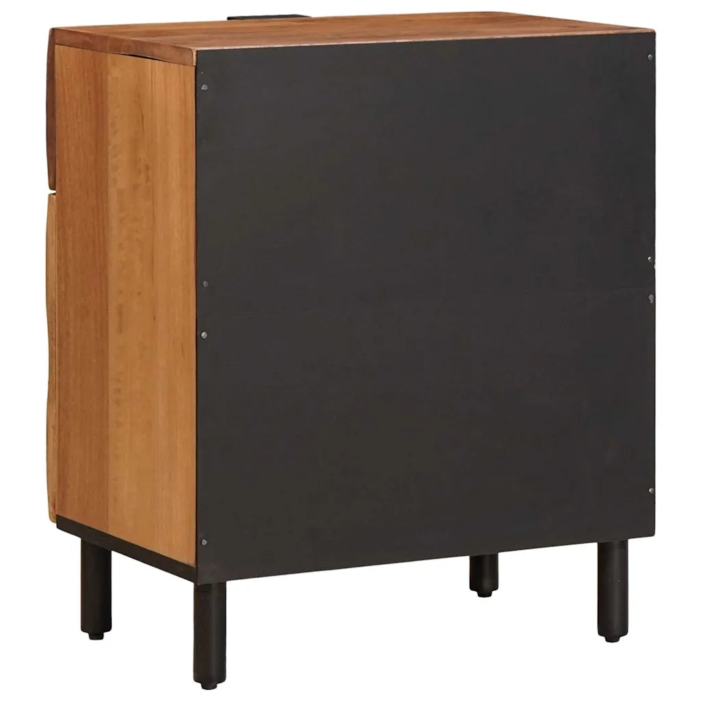 Comodino | Armadio da Notte | Mobiletto da notte con cassetto Marrone 50 x 33 x 60 cm