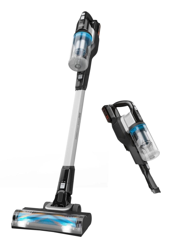 Black and Decker BHFEB520D1 PowerSeries Extreme Aspirapolvere a bastone 2 in 1 senza filo 20V 56 min autonomia ciclonico senza sacchetto colore Nero