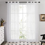 Vetrata a tenda - Vetrati - 140x245cm/Bianco - 2 pezzi