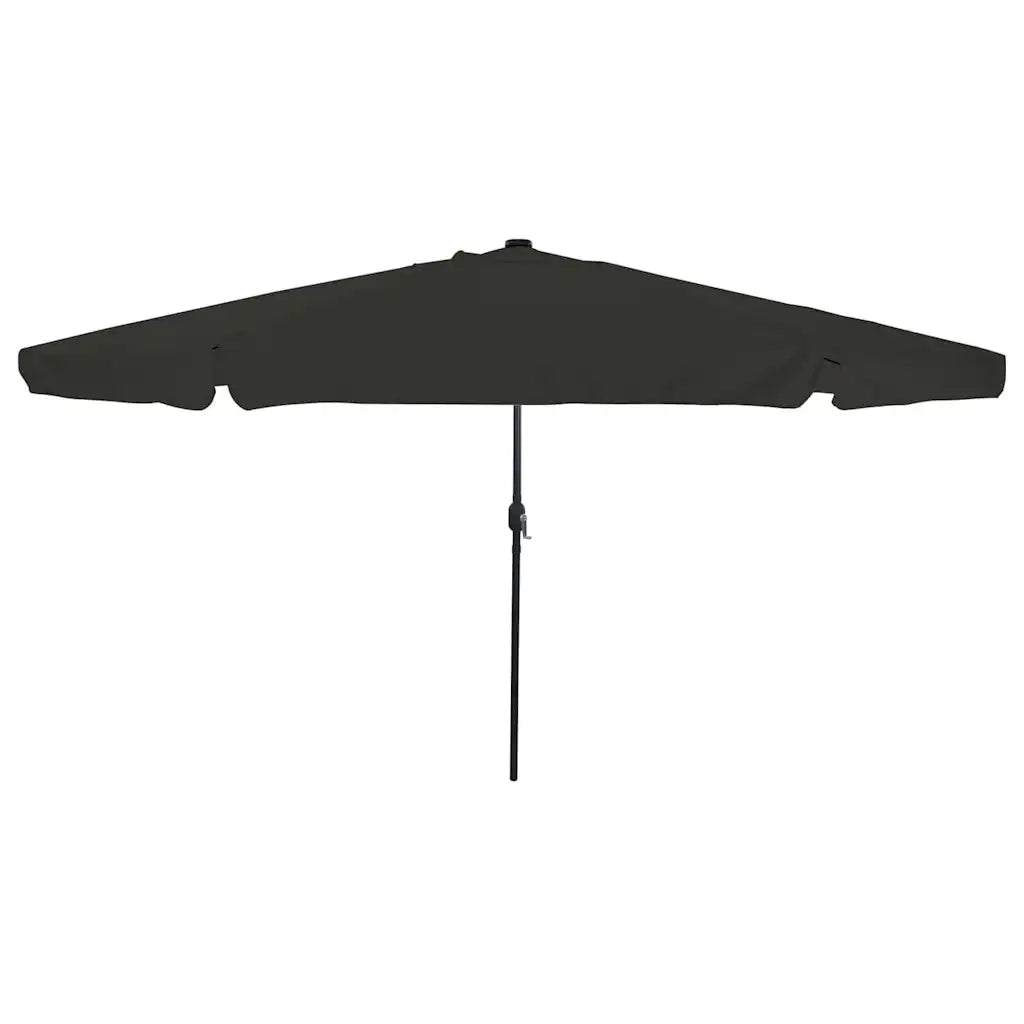 Ombrello da giardino Nero 395 x 395 x 245 cm Poliestere 42003650