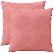 Federa 2 pcs HEERLEN Rosa 65 x 65 cm Velluto 912881