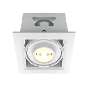 Maytoni Faretto Metal Modern 1 luce LED integrato bianco alluminio metallo