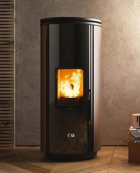 Cola Elegant Ermetica stufa Libera installazione Pellet Marrone
