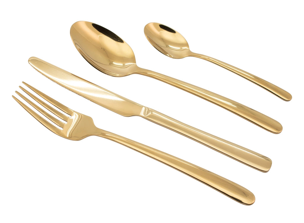 Set 24 Pezzi Posate Regal Oro