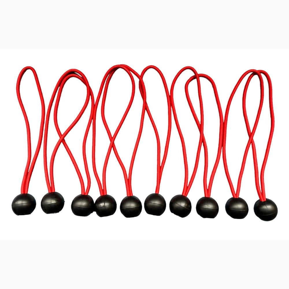 Elastico Tenditelo per teli occhiellati Tenditore Corda con sfera Conf. 10 pezzi