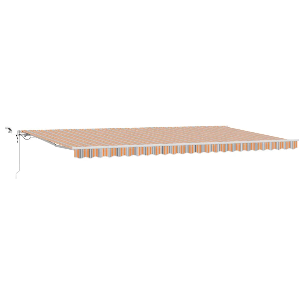 Tenda Retrattile Multicolore 600 × 300 cm Poliestere e Metallo 3331616