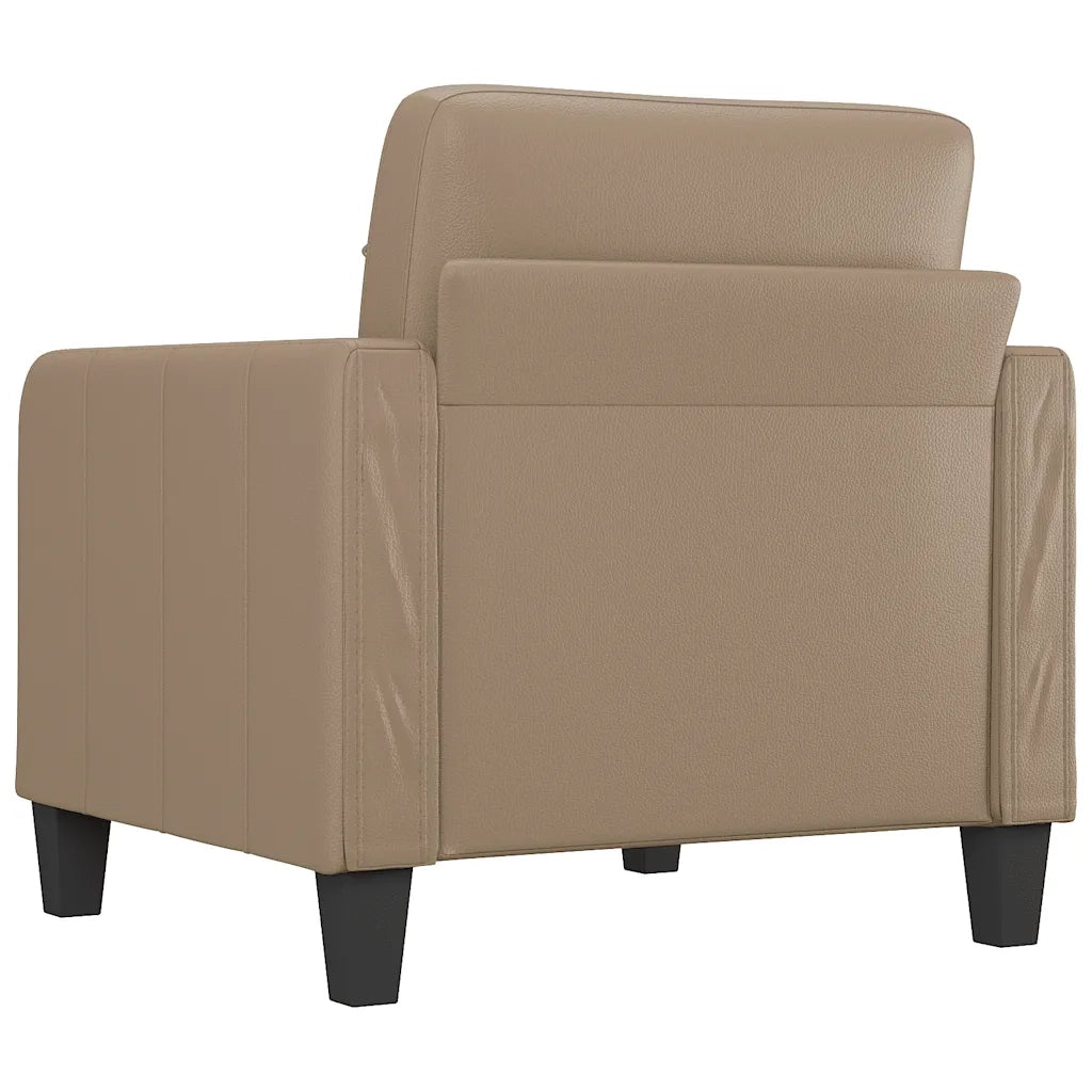 Poltrona | Sedia Relax Cappuccino 60 cm in Similpelle