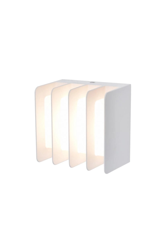 Applique esterno LED Gridy bianco 14,5W 3000K IP54 Lutec