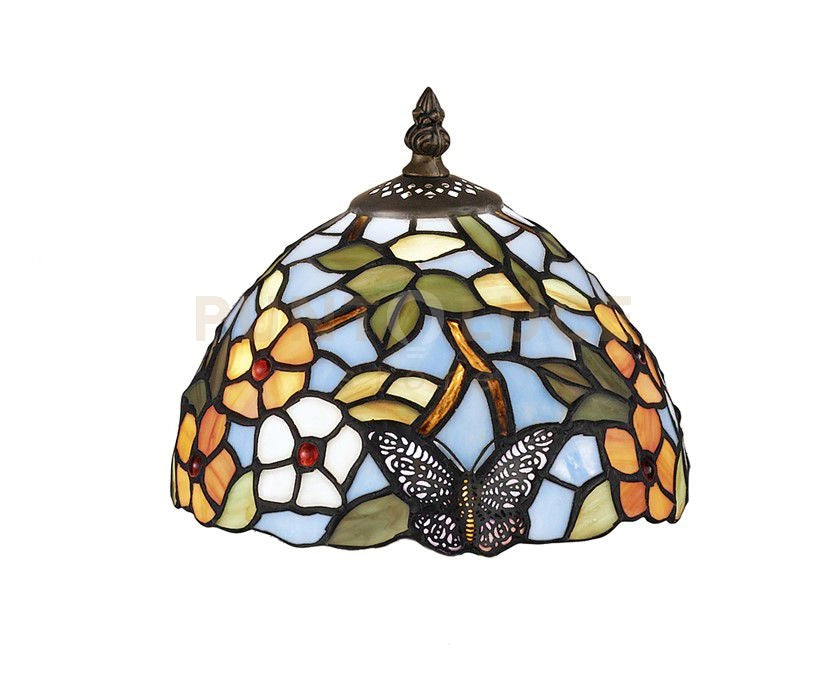 PARALUME TIFFANY  D.20CM BUTTERFLY IN VETRO