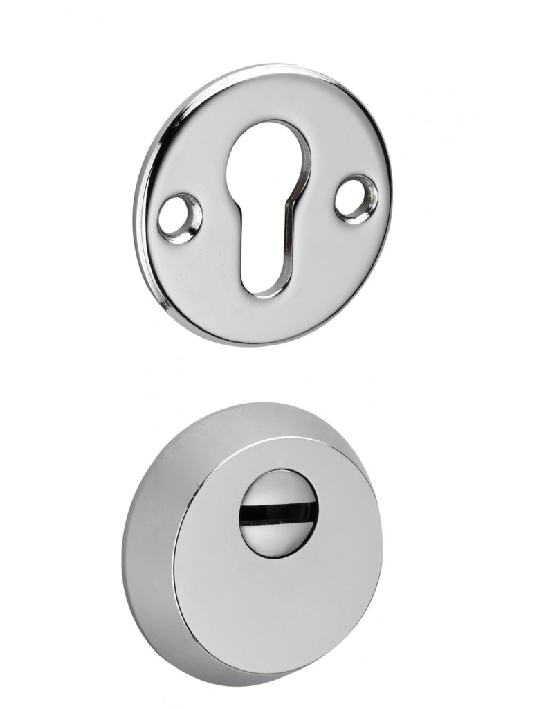 Coppia di rosette di sicurezza cromate – THIRARD