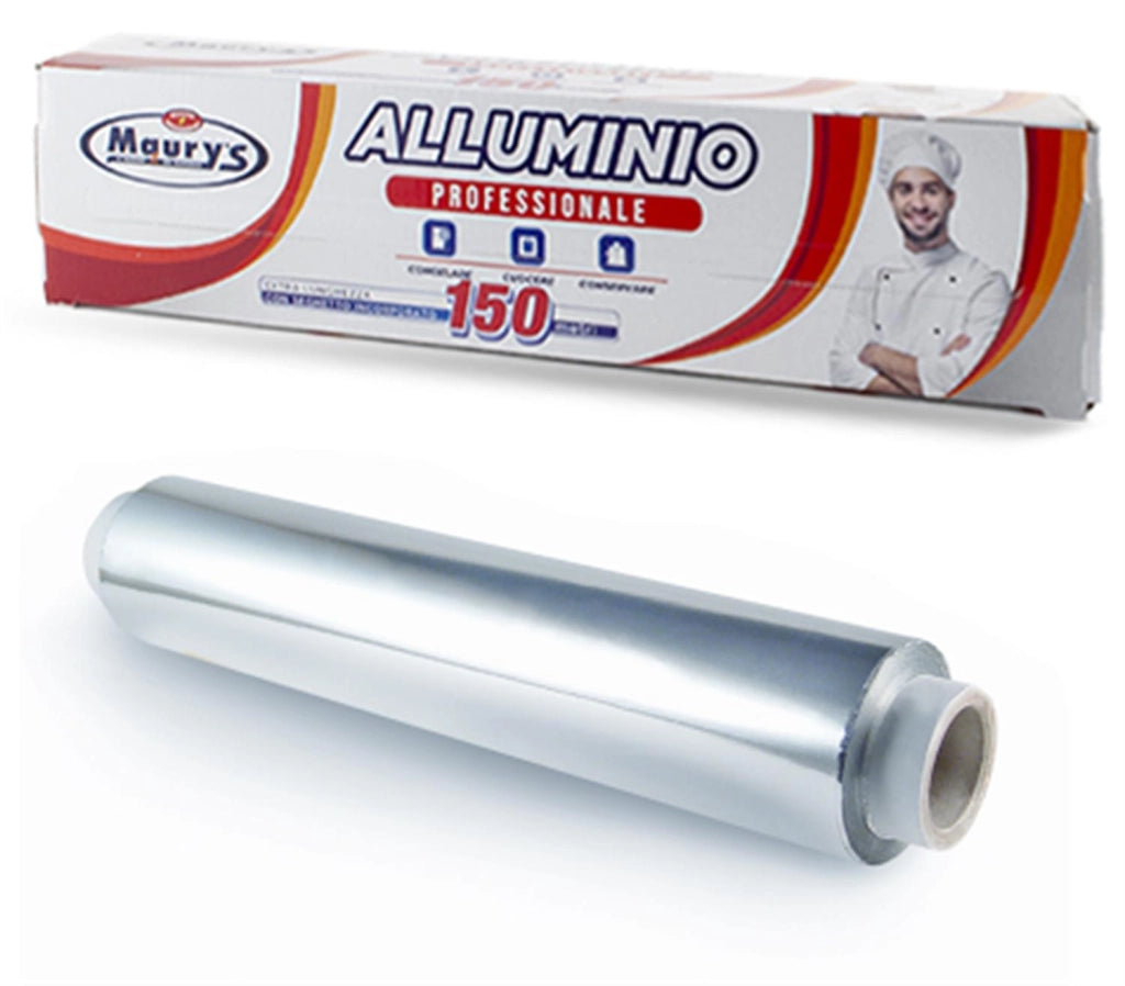 MAURY'S ROTOLO ALLUMINIO FOGLIO DA CUCINA 150 MT