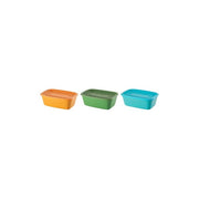 3 Contenitori rettangolari 2,15 lt multicolor