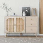 Mobile TV con Ante e Cassetti ¨C MINIMAL ¨C Bianco Crema, 120 cm
