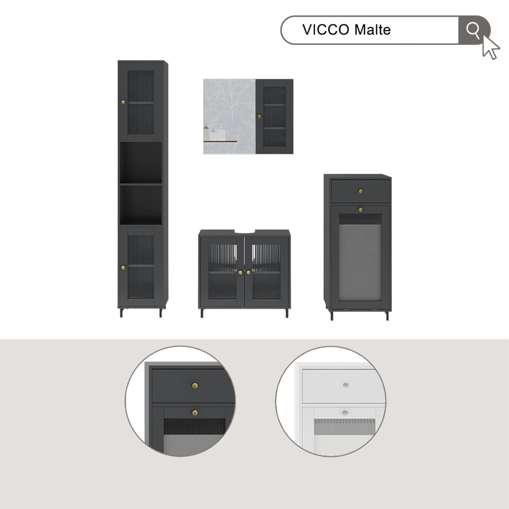 Vicco  Grigio 3 parti con colonna