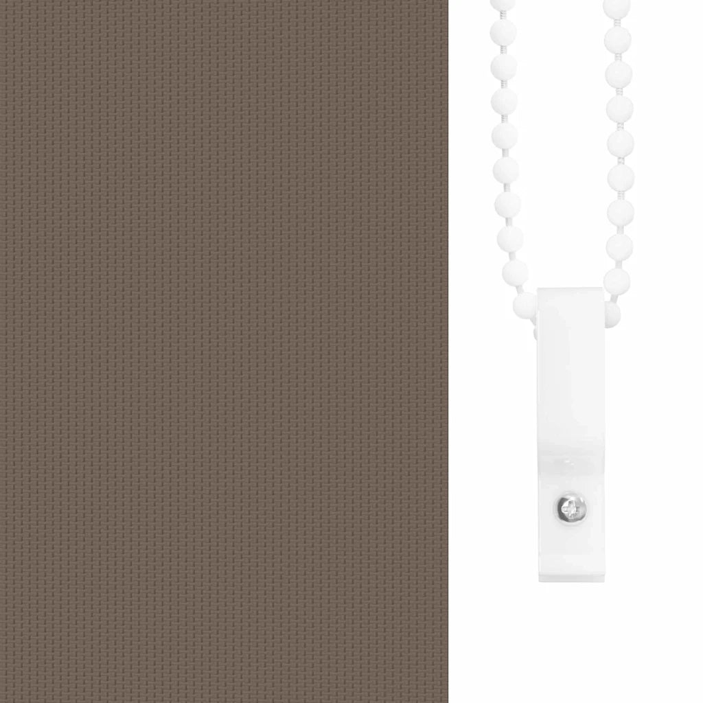 Tenda a rullo oscurante 144,4x230 cm Tessuto Larghezza 140 cm caffè 240171