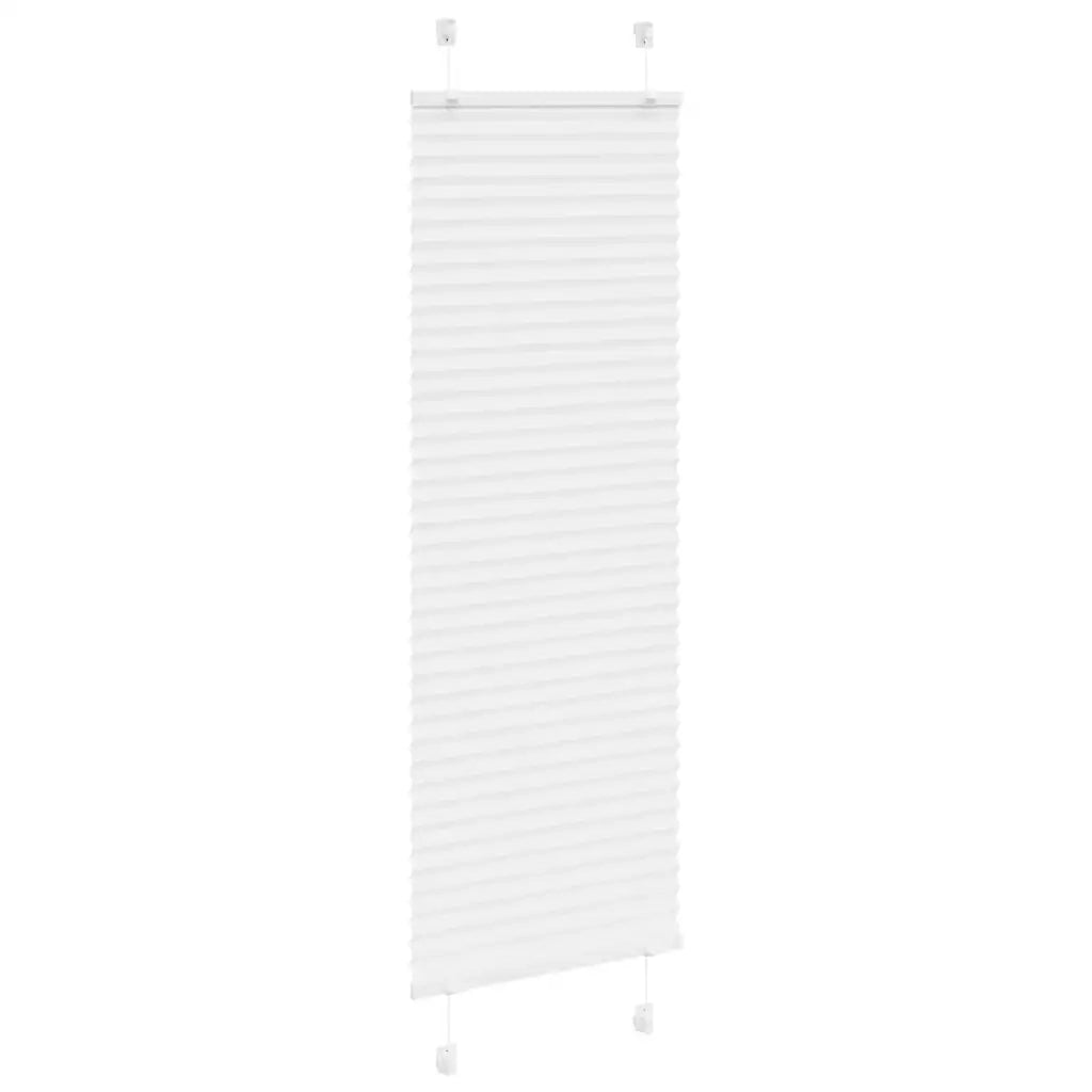 Tenda Plissettata Bianca 45x150 cm Larghezza Tessuto 44,4 cm 4015489