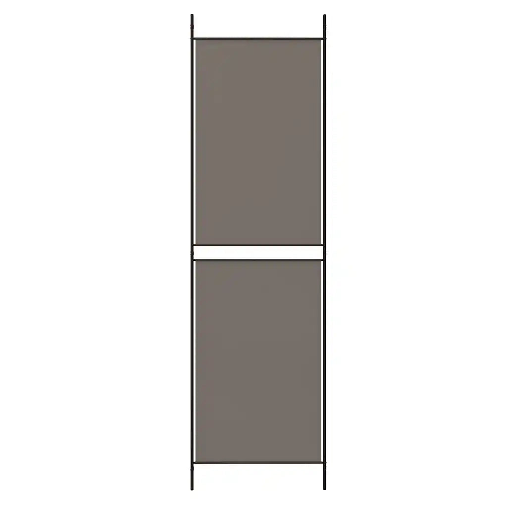 Divisorio Ambienti | Divider per stanze | Paravento a 4 Pannelli Antracite 200x220 cm Tessuto