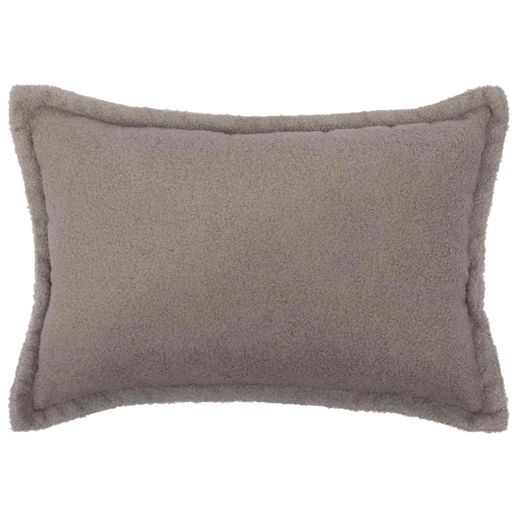 Federa 2 pcs HOUTEN Grigio Chiaro 30 x 50 cm Bouclé 916155
