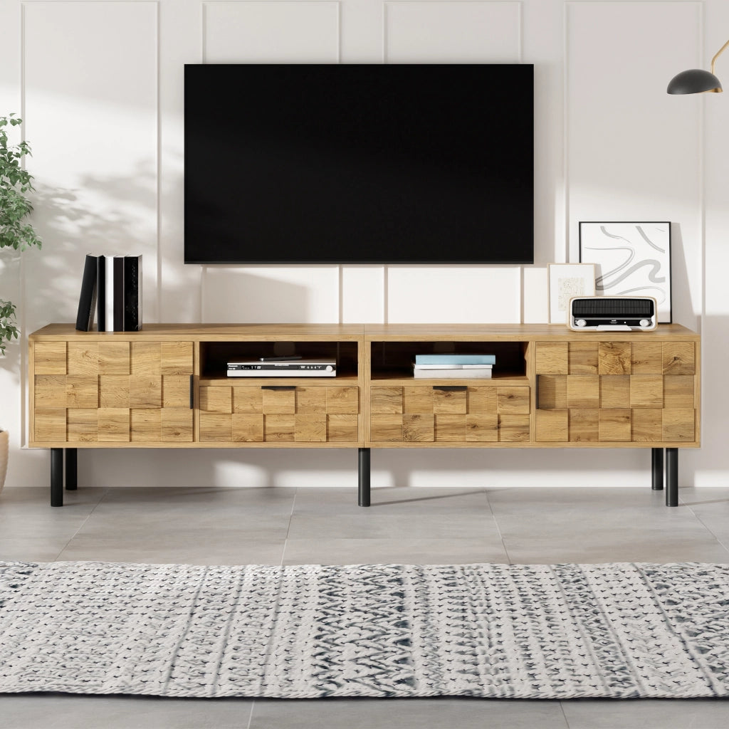 TV-Schrank Natural; Spanplatte; 160 cm