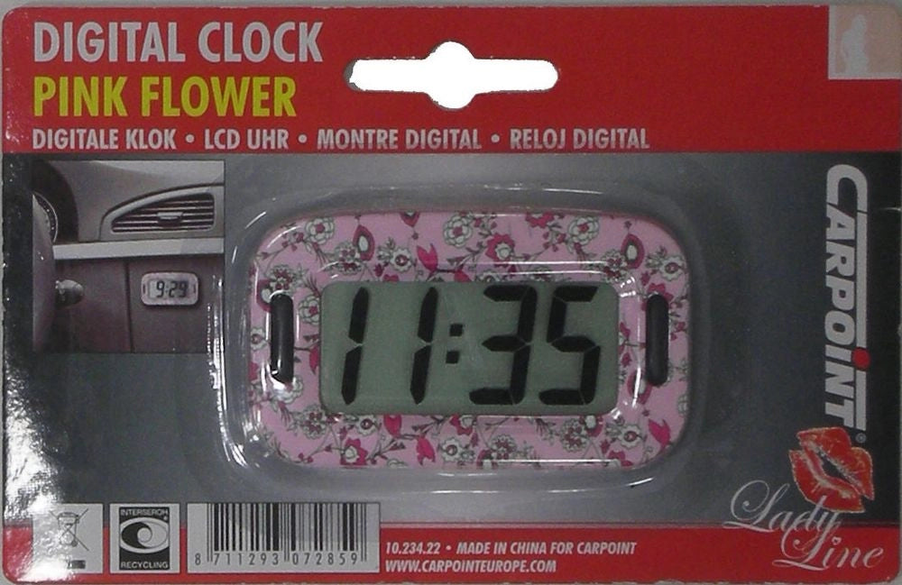 Orologio digitale pink flocer motivo floreale