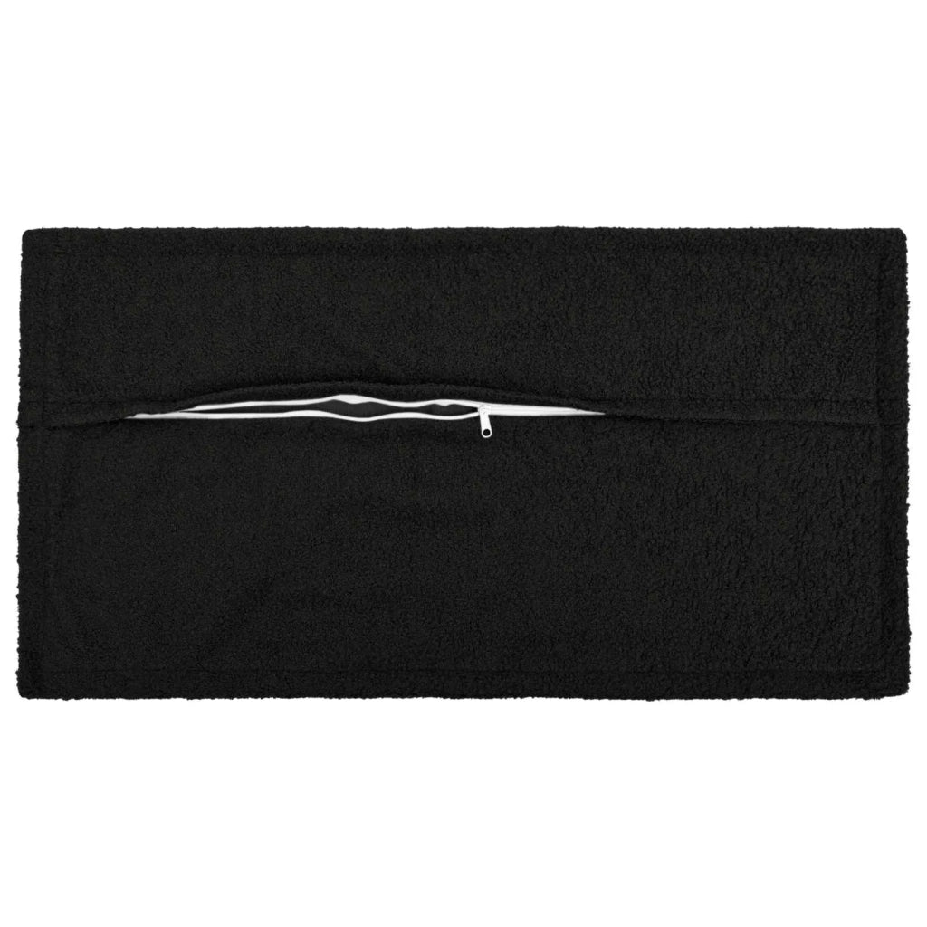 Federa 12 pcs HOUTEN Nero 40 x 80 cm Bouclé 918216