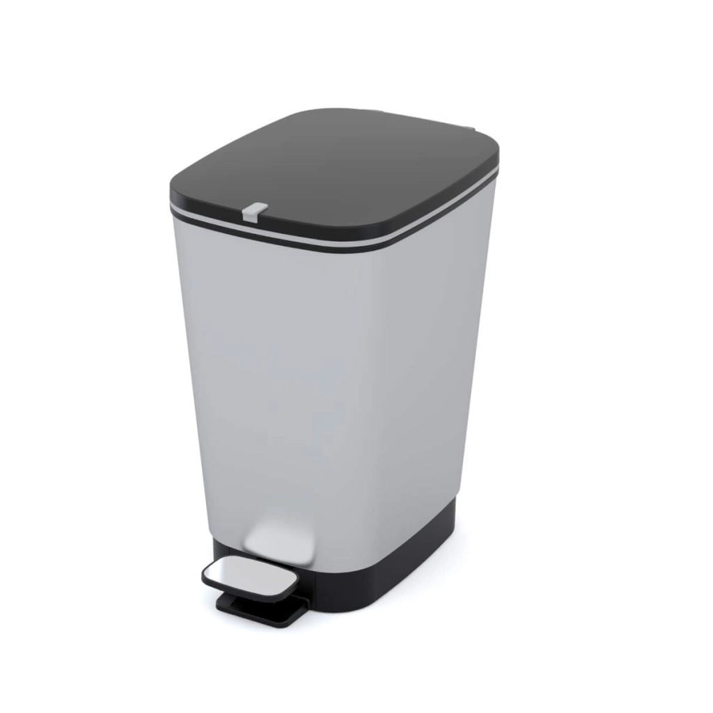 Pattumiera Bidone Chic Bin M Steel 25 Litri 45 x 26,5 x 40,5 cm