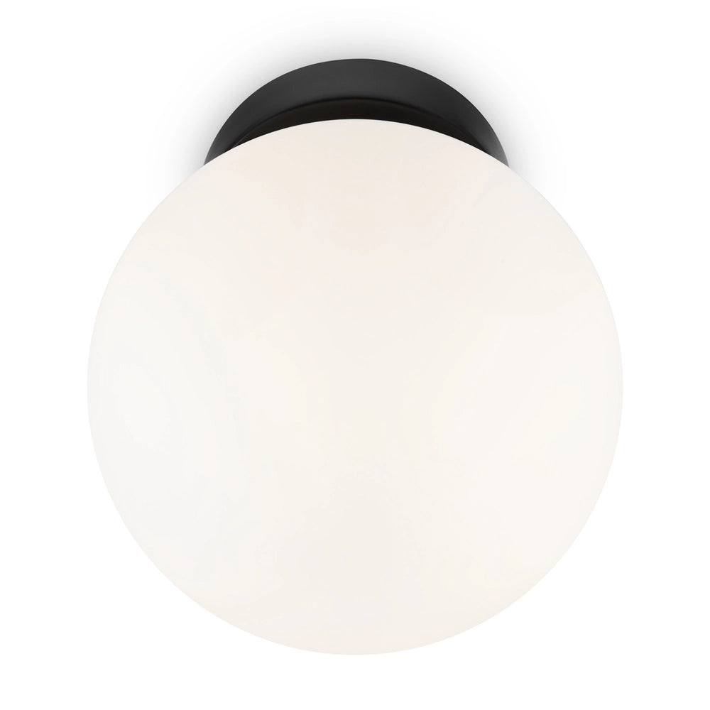 Applique Maytoni Basic Form MOD321WL-01B vetro bianco nera