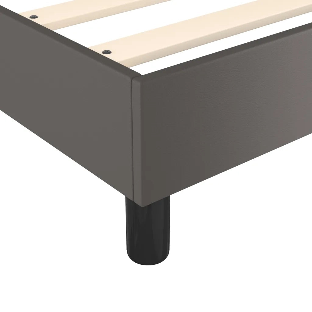 Struttura Letto a Rete a Molle Grigio 120x200 cm in Similpelle 3121039