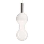 Zafferano Lampada a sospensione Sfer'Otto in Alluminio e vetro borosilicato soffiato a bocca con sorgente LED 8W 2700K dimmerabile a taglio di fase