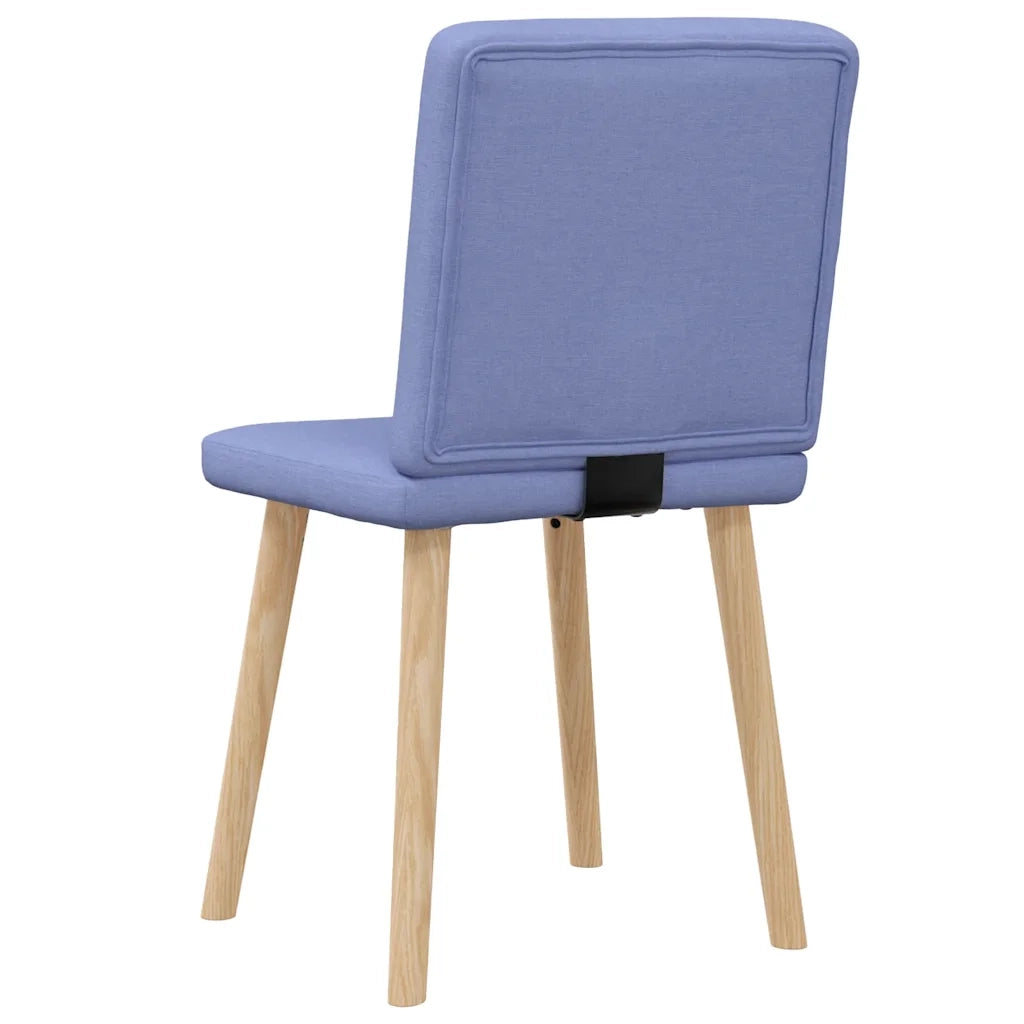 Sedie da Pranzo 2 pz Blu Jeans in Tessuto 4101207
